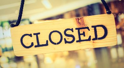 cartello chiuso